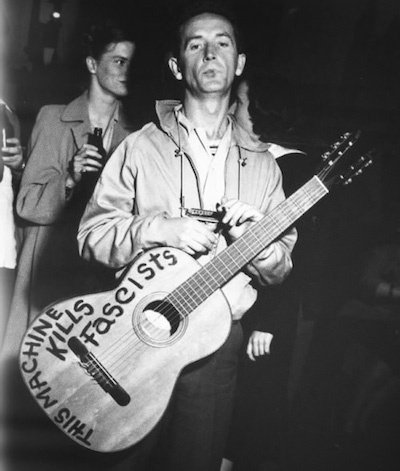 Woody Guthrie photo by Lester Balog - Not Television